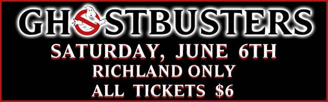 The original Ghostbusters (1984). Richland only on June 6th.