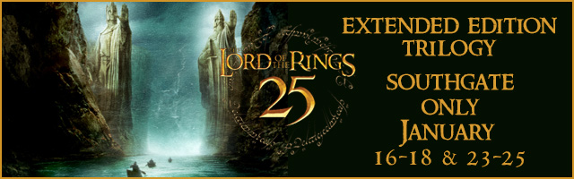 The Lord of the Rings Trilogy. January 16-18. Southgate Only.