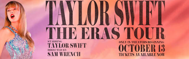 Taylor Swift The Eras Tour. October 13th. Tickets now on sale